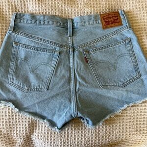 Levi's Classic Blue Jean Shorts for Women
